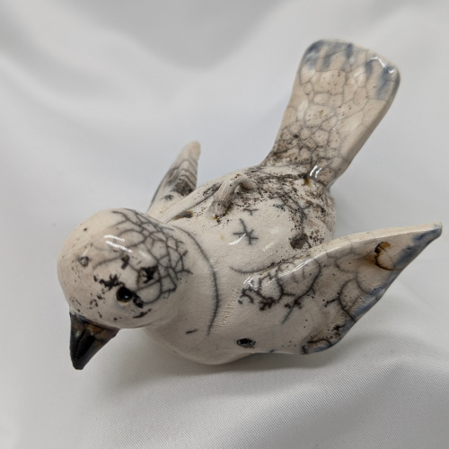 Raku Hanging Bird